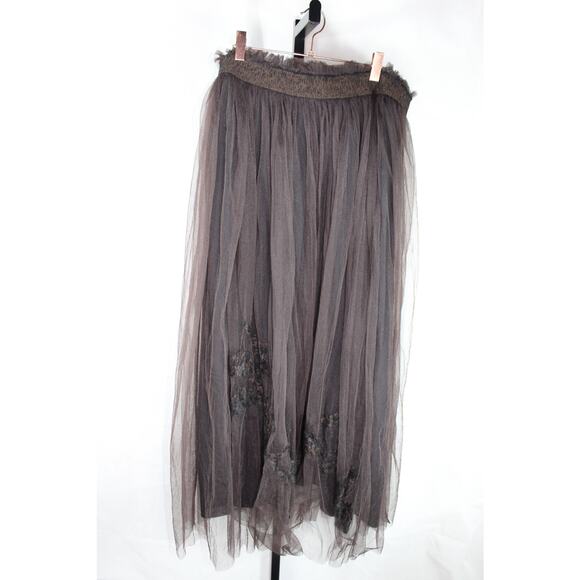 Gentry Portfolio Tulle Maxi Skirt Fairy Whimsy Goth Witchy Plus Size US 14/16 - Picture 2 of 14